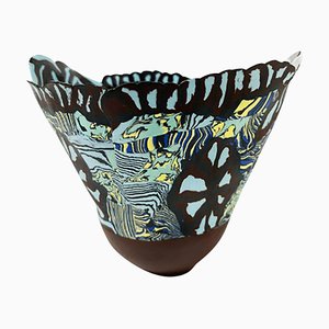Vase en Porcelaine Colorée par Judith De Vries, Pays-Bas