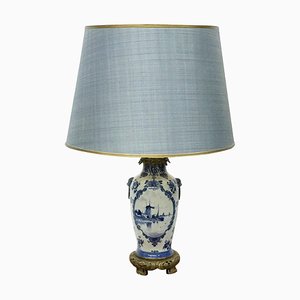 Dutch Delft Bottle Porcelain Table Lamp from Porceleyne Fles