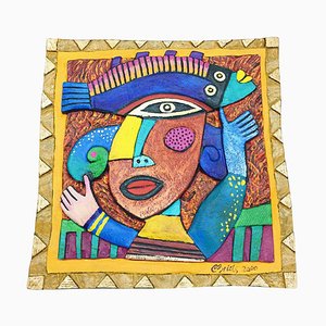 Clemens Briels, Pescato del giorno, 2000, Acrilico su Venezia