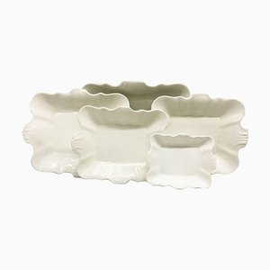 18th Century Cream Serving Dishes from Wedgwood, Set of 5