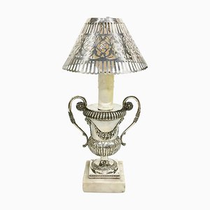 Lampada piccola in argento, Belgio, 1814-1831