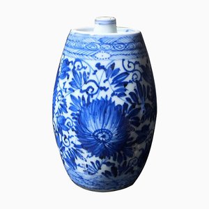 Chinese Kangxi Blue & White Spirit Bottle