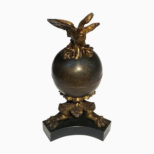 Bronze Inkwell from H. Luppens & Co, Bruxelles, Belgium