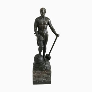 Statua in bronzo di Adolf Muller-Crefeld, inizio XX secolo