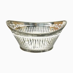 Small Dutch Silver Bonbon Basket by Bonebakker & Son, Amsterdam, 1912