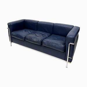 LC2 3-Sitzer Sofa von Le Corbusier, Charlotte Perriand und Pierre Jeanneret für Cassina