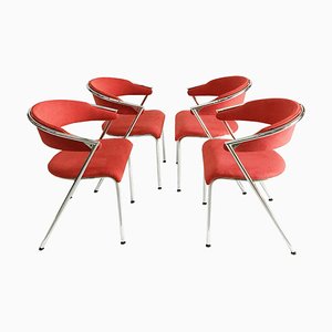 Chrome Chairs from Lande, Netherlands, 1990s, Set of 4