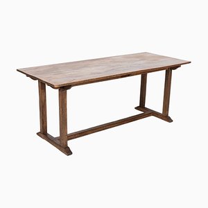 Englischer Eichenholz Stützbock Tisch