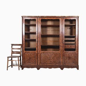 19th Century French Walnut Armoire or Bookcase