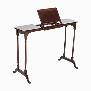 19th Century Mahogany Adjustable Reading Table