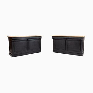 Parisian Ebonised Fruitwood Boulangerie Counter