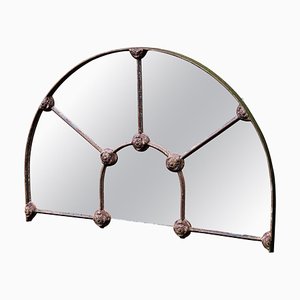 Arched Cast Iron Mirror, Mid 19th Century