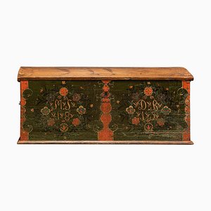 Early 19th Century Swedish Marriage or Dowry Chest