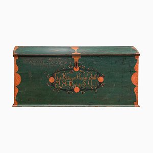 19th Century Swedish Marriage or Dowry Chest