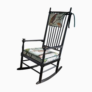Mid-Century Black Ebonized Isabella Rocking Chair by Karl-Axel Adolfsson