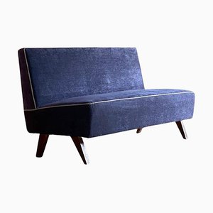LCPJ-010811 Low Lounge Sofa by Pierre Jeanneret for Le Corbusier, 1950s