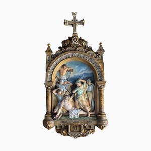 19th Century French Antique Stations of the Cross XI, 1850s