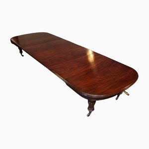 Large Antique Mahogany Dining or Conference Table