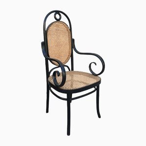 Viennese Art Nouveau Style Chair with High Backrest