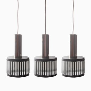 Pendant Lights from Hillebrand, 1960s, Set of 3