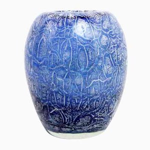 Glass Vase with Zotto Style Inlay