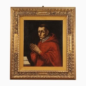 Portrait of a Prelate, 18th-Century, Oil on Canvas, Framed