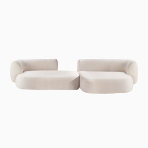 Hug Modular Fabric Sofa by Ferrianisbolgi, Set of 2