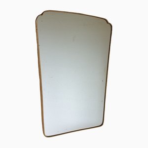 Specchio in ottone, anni '50
