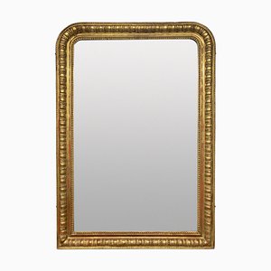 French Napoleon III Overmantel Mirror in Giltwood