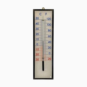 Italian Modern Acrylic Glass & Glass Mercury Wall Thermometer, 1980s