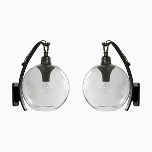 Boccia Ceiling Lamps by Luigi Hunting Dominioni for Azucena, Set of 2