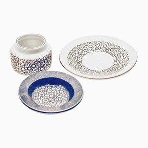 Set di ceramiche Kreta vintage di Britt-Louise Sundell, set di 3