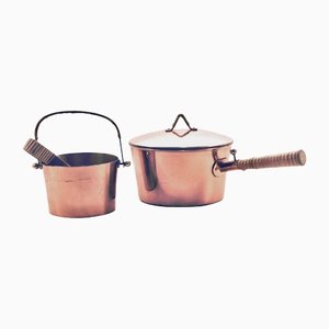 Set da cucina di Gunnar Ander per Ystad-Metall, anni '60, set di 2