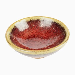 Miniature Bowl With Oxblood Glaze by Kraitz