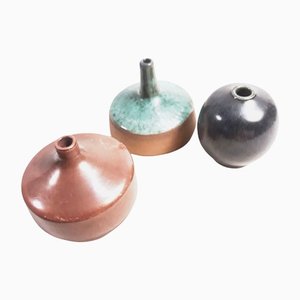 Petits Vases par Lasse Östman & Sven Hofverberg, Set de 3