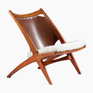 Krysset Lounge Chair by Fredrik Kayser and Adolf Relling for Gustav Bahus, 1955