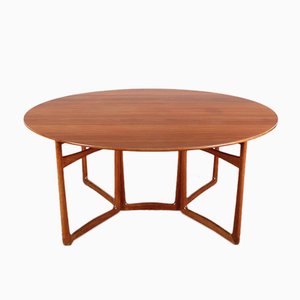 Mid-Century Modern Teak 20/59 Folding Dining Table by Hvidt and Mølgaard Nielsen