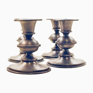 Candleholders by Edvin Ollers for Schreuder & Olsson, Set of 4