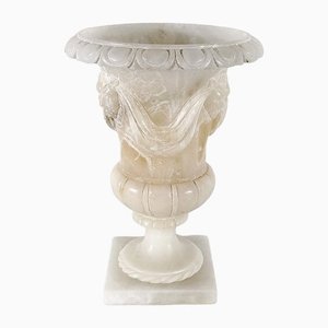 20th Century Alabaster Medici Vase