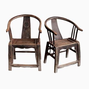 Horseshoe Chairs in Willow, Set of 2