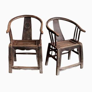 Set of Horseshoe Chairs in Willow