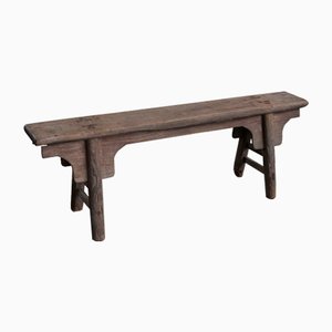 Banc Antique en Bois d'Orme