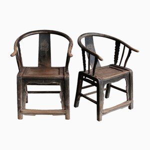 Shandong Horseshoe Chairs, Set of 2