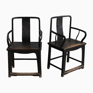 Southern Official Chairs in Elm, Set of 2