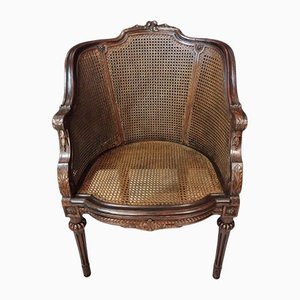 Louis XVI Caned Armchairs, Set of 2
