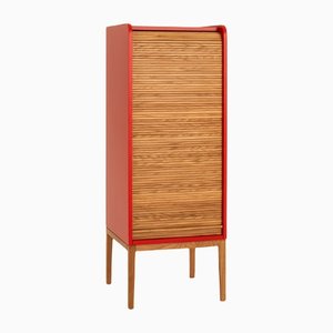 M Red Shutters Cabinet by Emmanuel Gallina for Colé