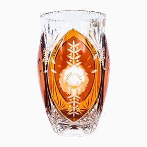 Polish Crystal Vase, 1960s