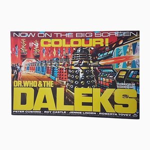 Stampa multipla di Dr Who and the Daleks su tela