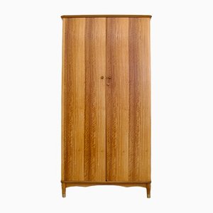 Vintage Wardrobe in Satinwood and Walnut from Heals, 1950s