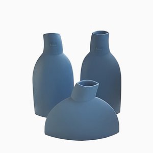 Vases Postmodernes en Céramique de Amano, Allemagne, Set de 3